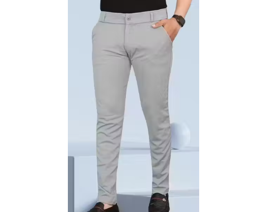 Lycra Men's Trouser Combo II Men's Regular Casual Pants Combo II Men's Regular Fit Casual Trouser (Pack of 2)