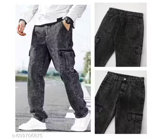 6 pocket mom-fit jeans for mens