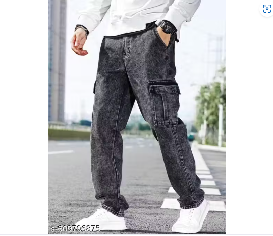 6 pocket mom-fit jeans for mens