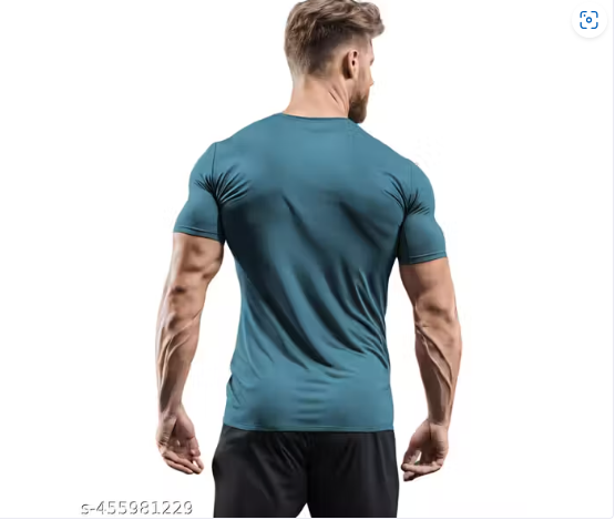 Men's Dri-Fit Polyester T-Shirt – Moisture-Wicking, Quick-Dry Activewear for Gym -SHAPE