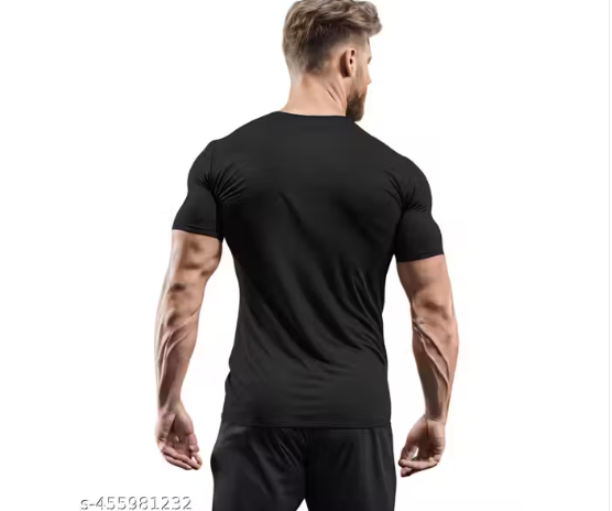 Men's Dri-Fit Polyester T-Shirt – Moisture-Wicking, Quick-Dry Activewear for Gym -SHAPE