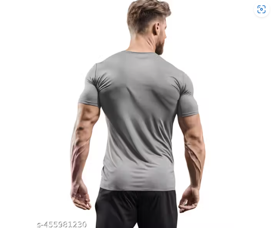 Men's Dri-Fit Polyester T-Shirt – Moisture-Wicking, Quick-Dry Activewear for Gym -SHAPE