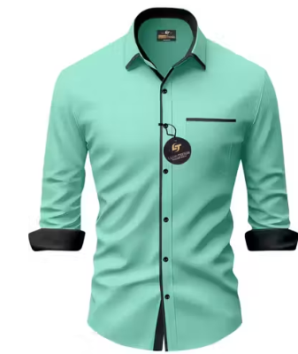 Men Regular Fit Solid Men Shirt